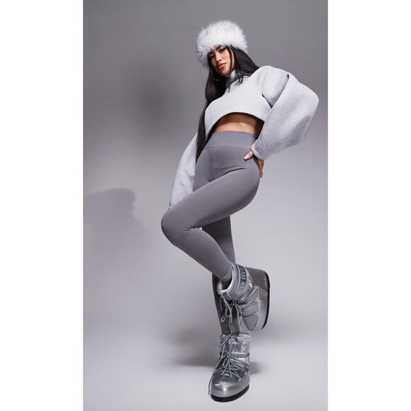 MOON BOOT ICON LOW CREAM NYLON BOOTS SZ: EU42/44-US10-11.5(W) Ret$314 *TRENDING* - Picture 3 of 8